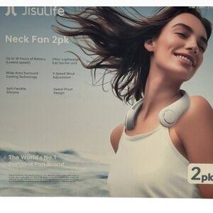 JISULIFE Neck Fan, 2- Pack Model FA14-S